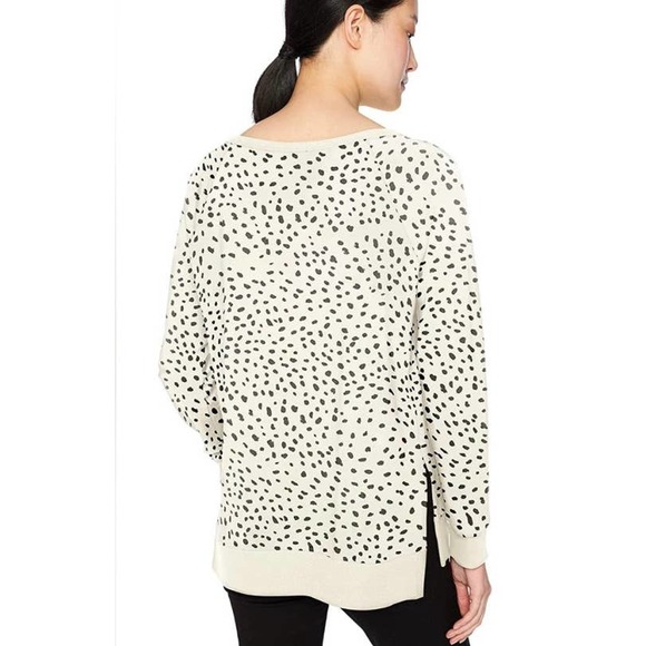 Terry Cotton and Modal Tunic Sweatshirt- Size Large - Picture 3 of 6